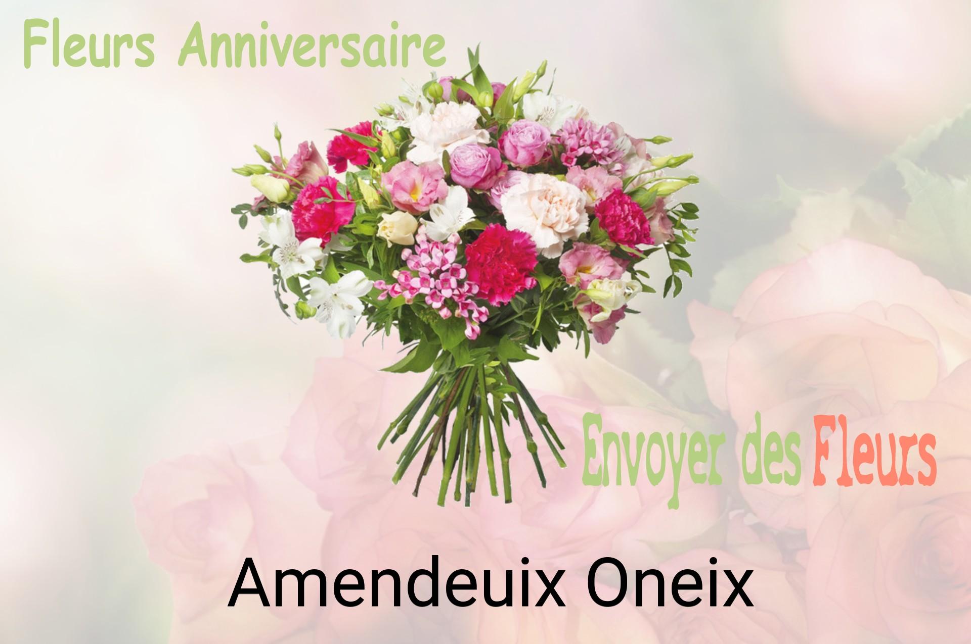 Bouquet de fleurs d’anniversaire livré à Amendeuix-Oneix