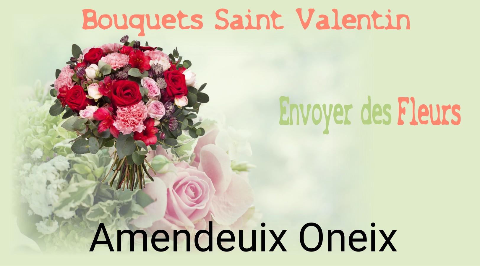 Roses de Saint-Valentin livrées à Amendeuix-Oneix